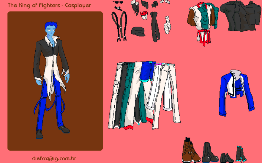 KOH cosplay.lzh has incorrect colors compared to UltraKiSS